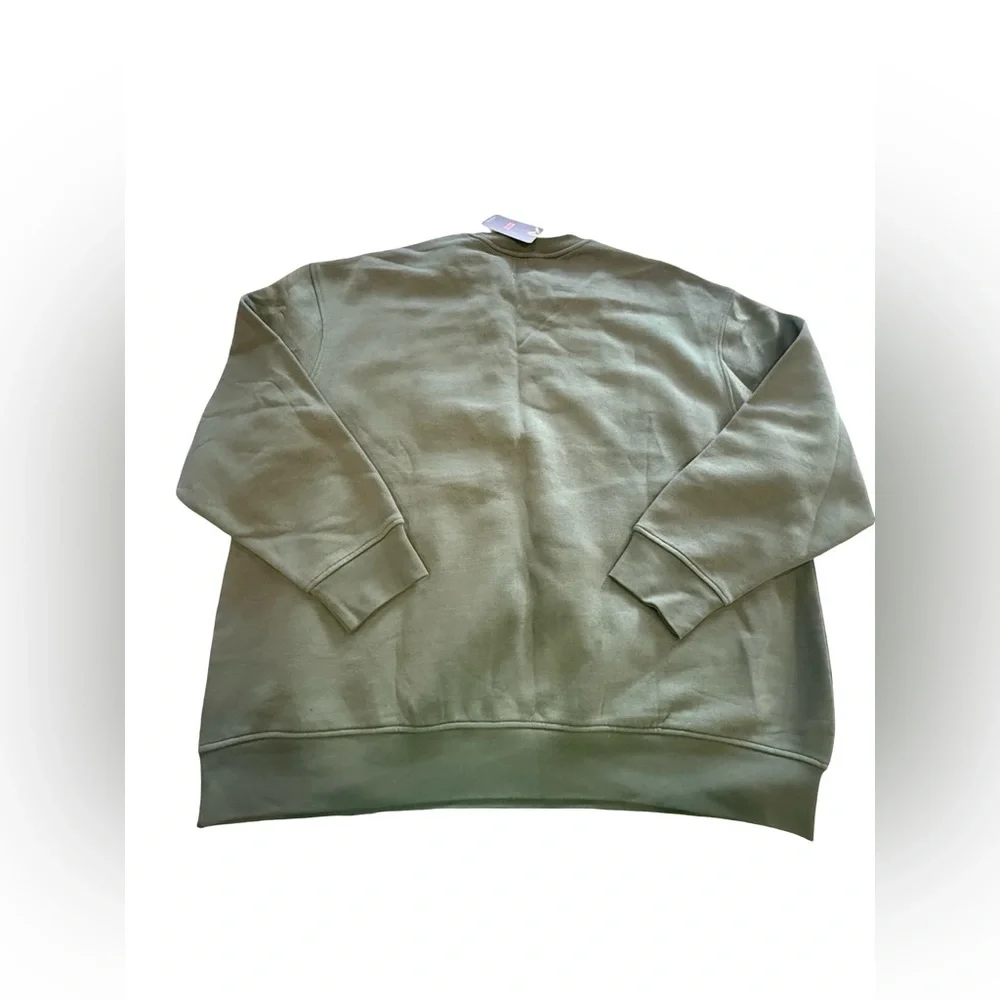 Levi’s Crewneck Sweatshirt XXL Sage Green Logo Pullover NWT Men’s Oversized
